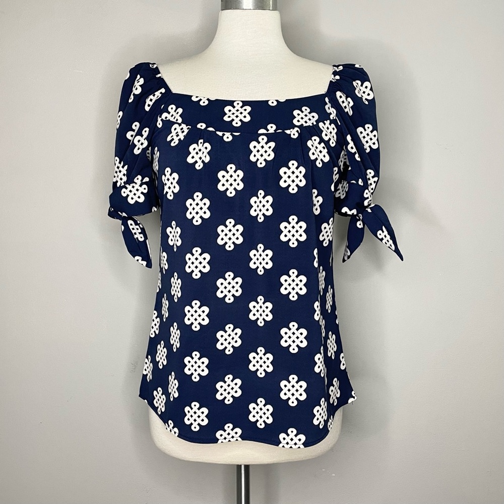 NINETY Short Sleeve Blouse